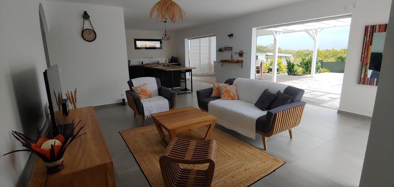 Villa Fleur De Goyave - Tres Bien Ventilee - Vue Degagee Saint-Francois (Grande-Terre) Exterior foto